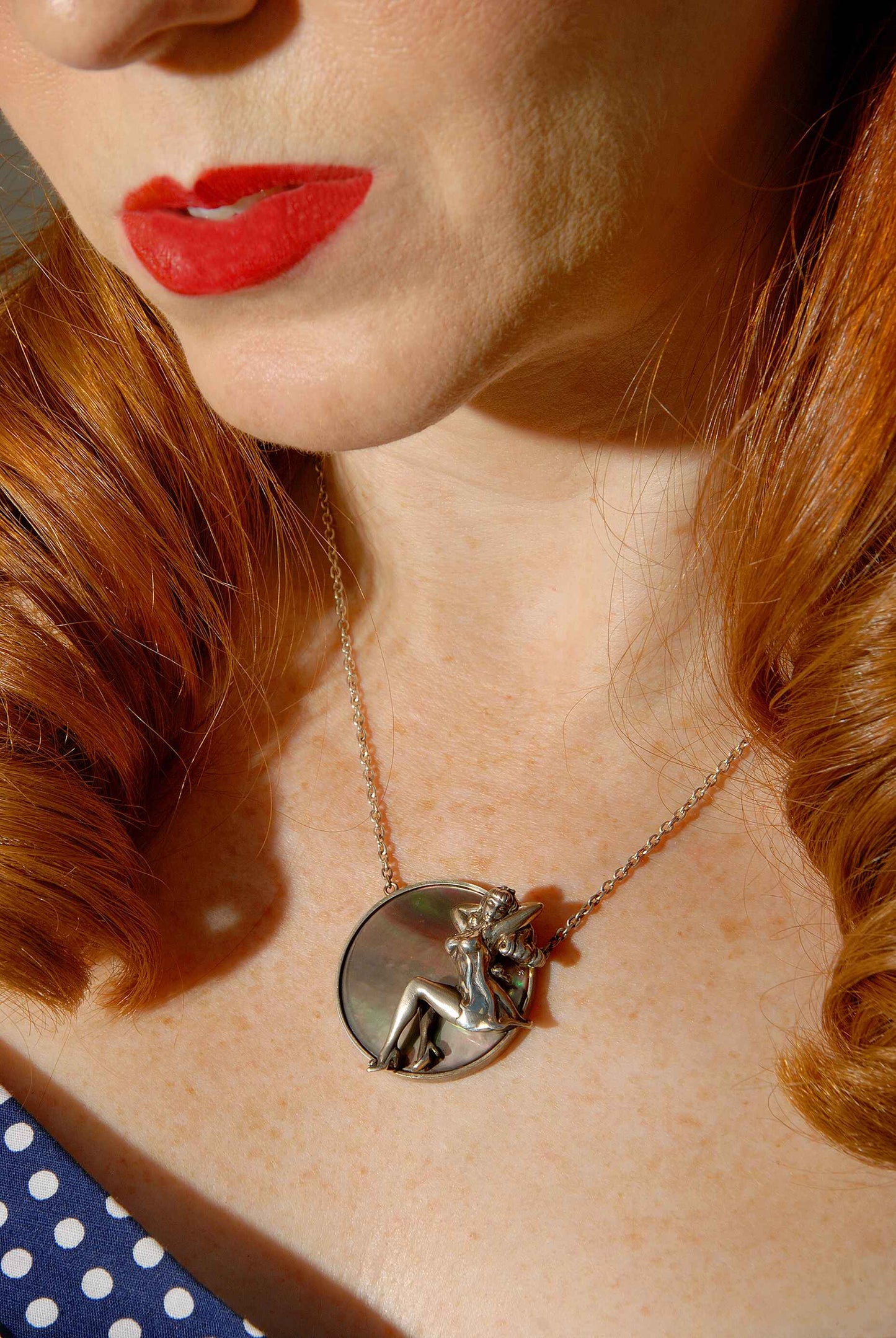 Sitting Pretty (Silver) Pendant Necklace