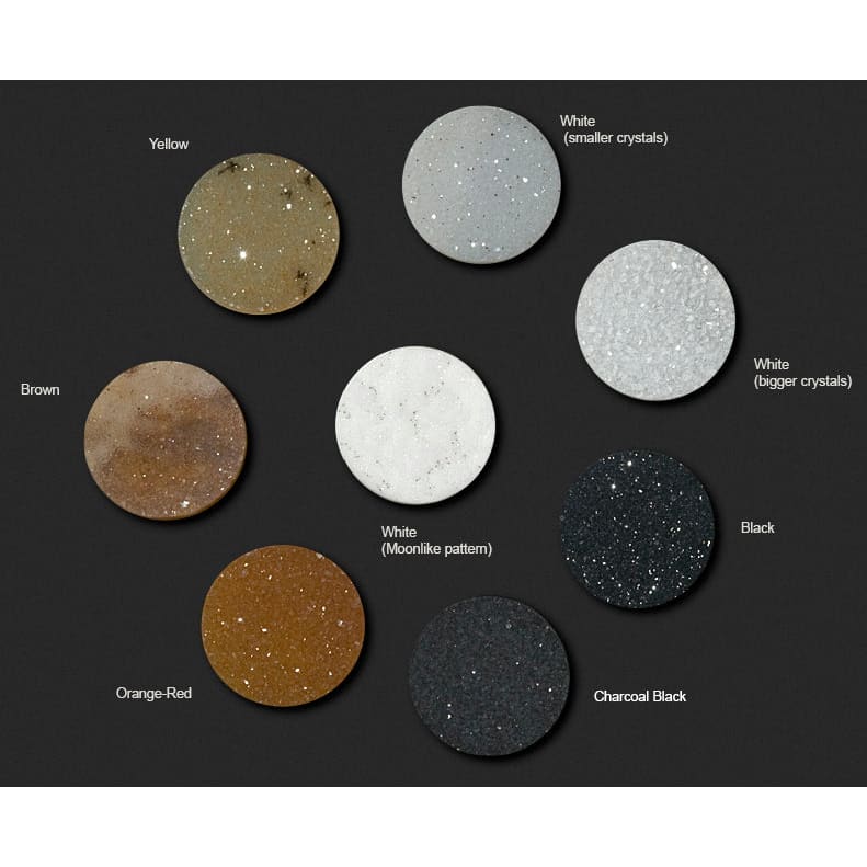 Natural Druzy Crystal Quartz option choices for backdrop insert for Pinup pendant