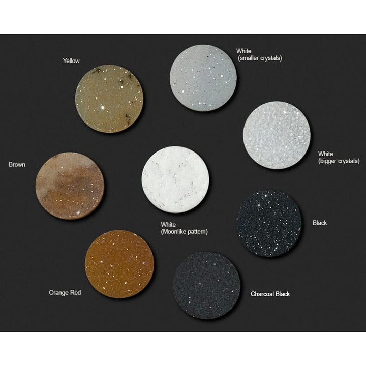 Natural Druzy Crystal Quartz option choices for backdrop insert for Pinup pendant