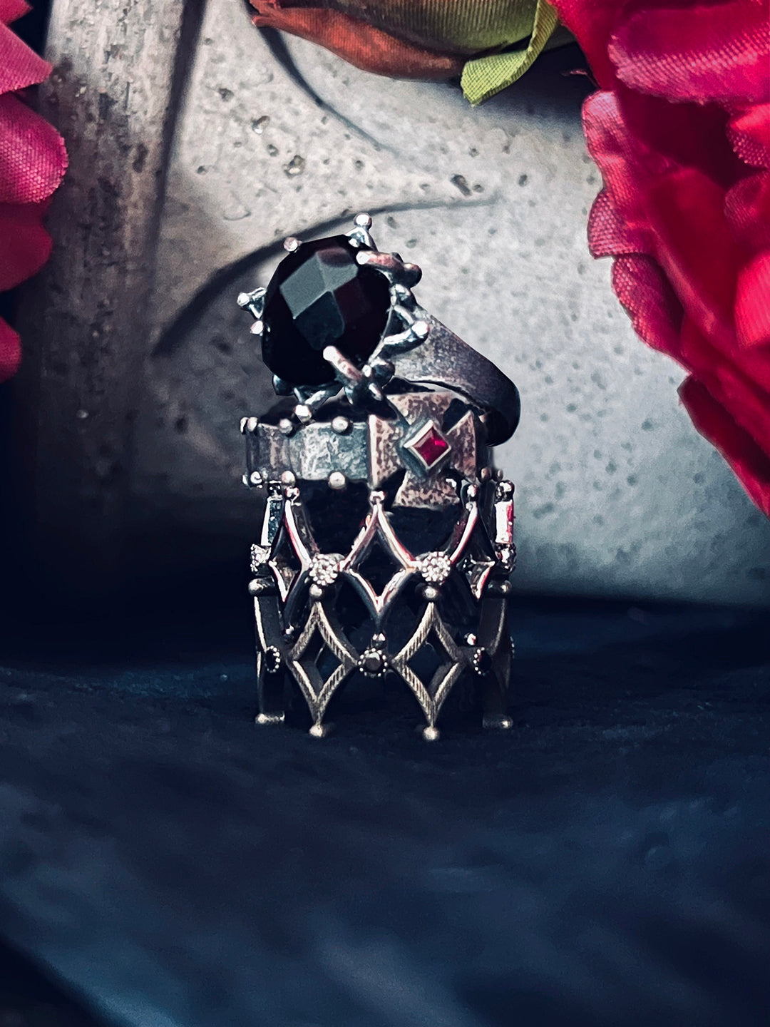 The Appeal of Darkness: Why Gothic Diamond Rings in Blackened Silver Are the New Heirlooms!