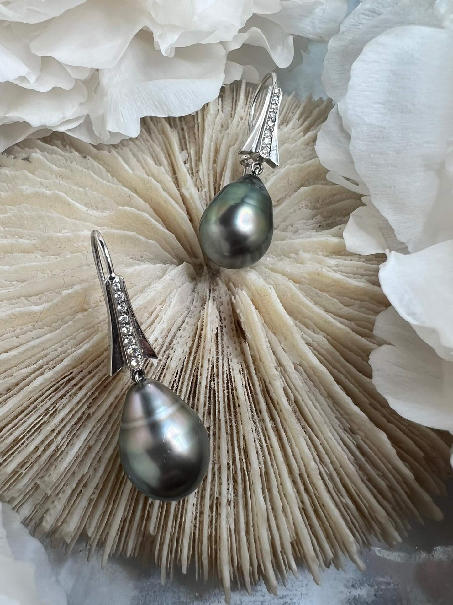 Iced Arrows Of Neptune Earrings