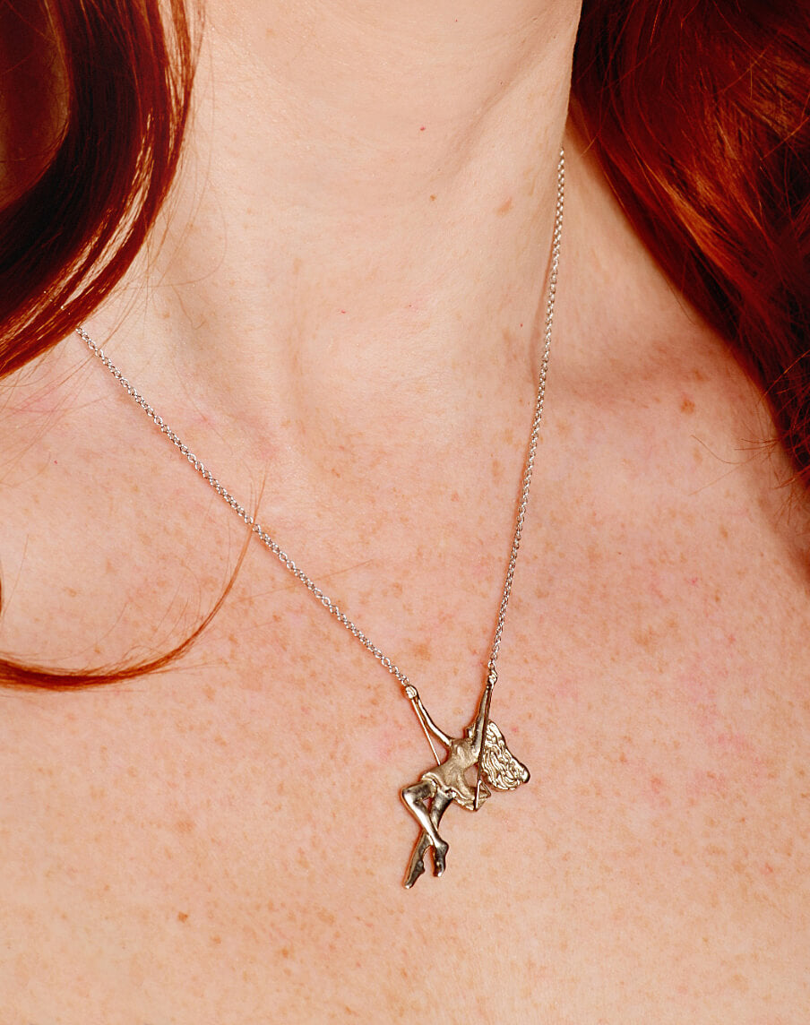 Playtime Golden Girl Pendant Necklace