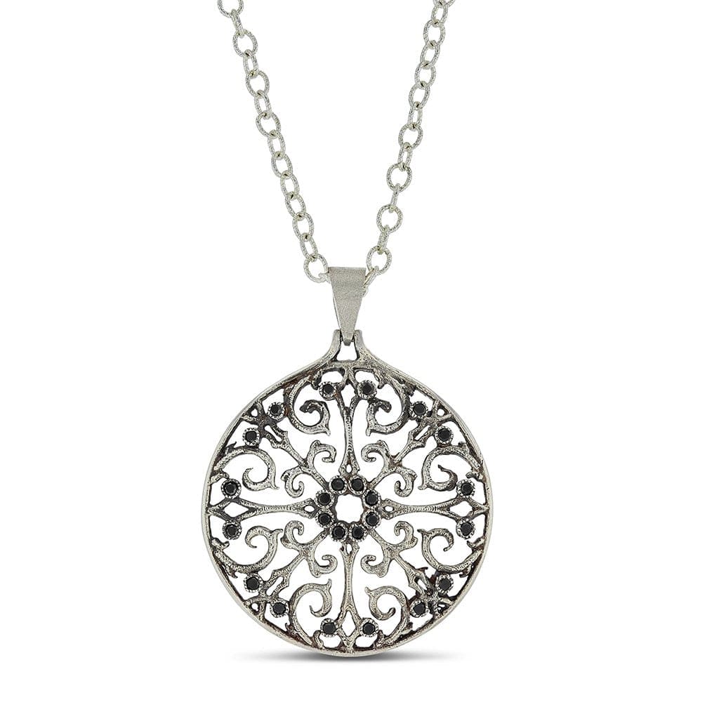 Black Diamonds Pendant Necklace | Gardens of Adelaide