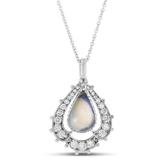 Chantilly Lace Pendant Necklace - Pendant/Necklace