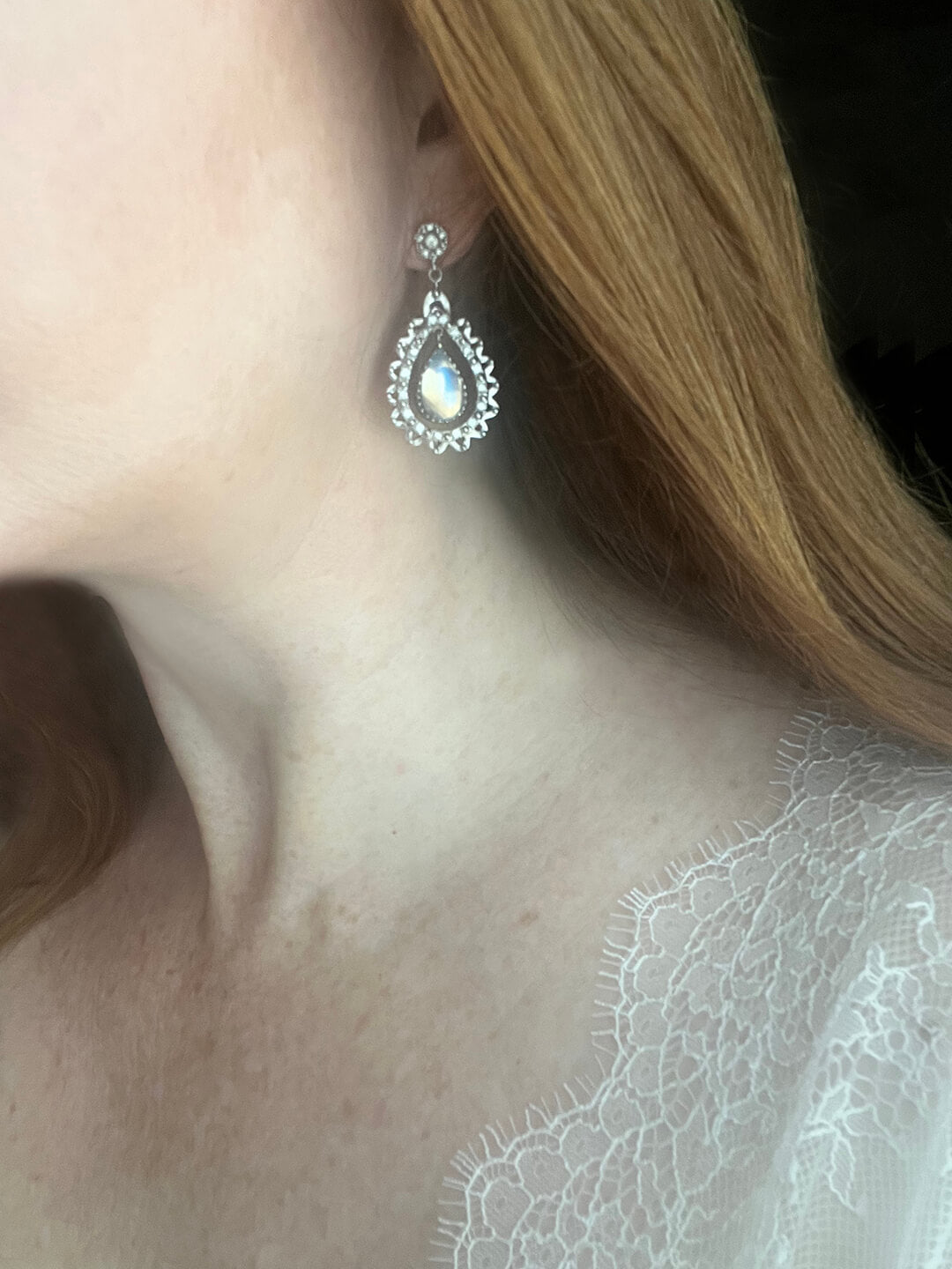 Lady Lace Chandelier Earrings