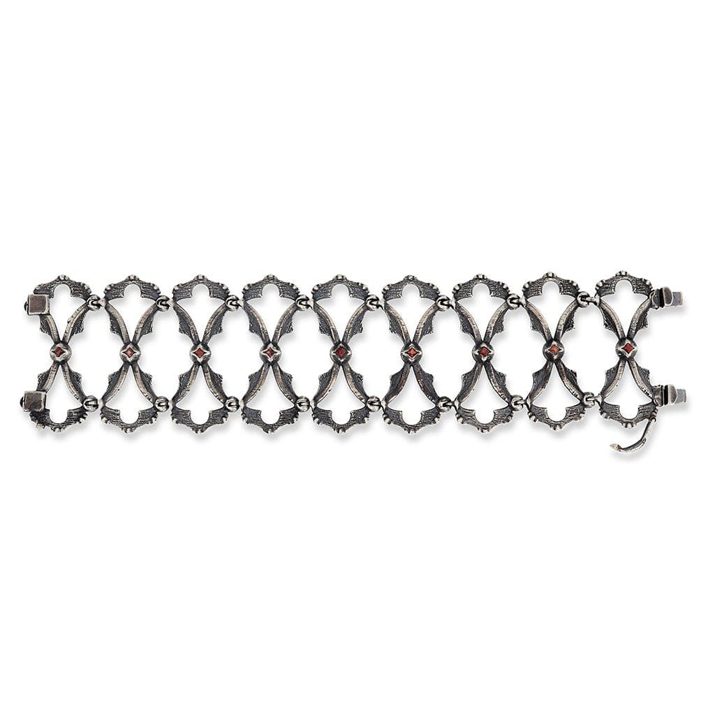 Windows To The Soul Garnet Bracelet Cuff - Bracelet