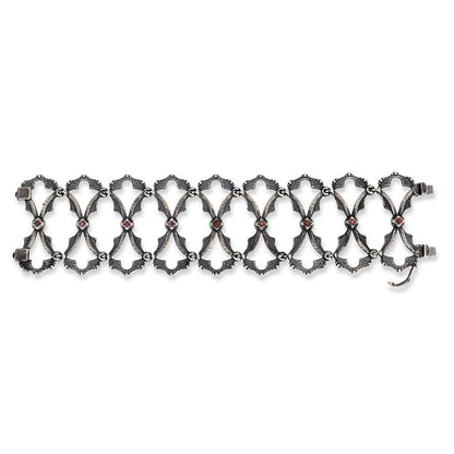Windows To The Soul Garnet Bracelet Cuff - Bracelet