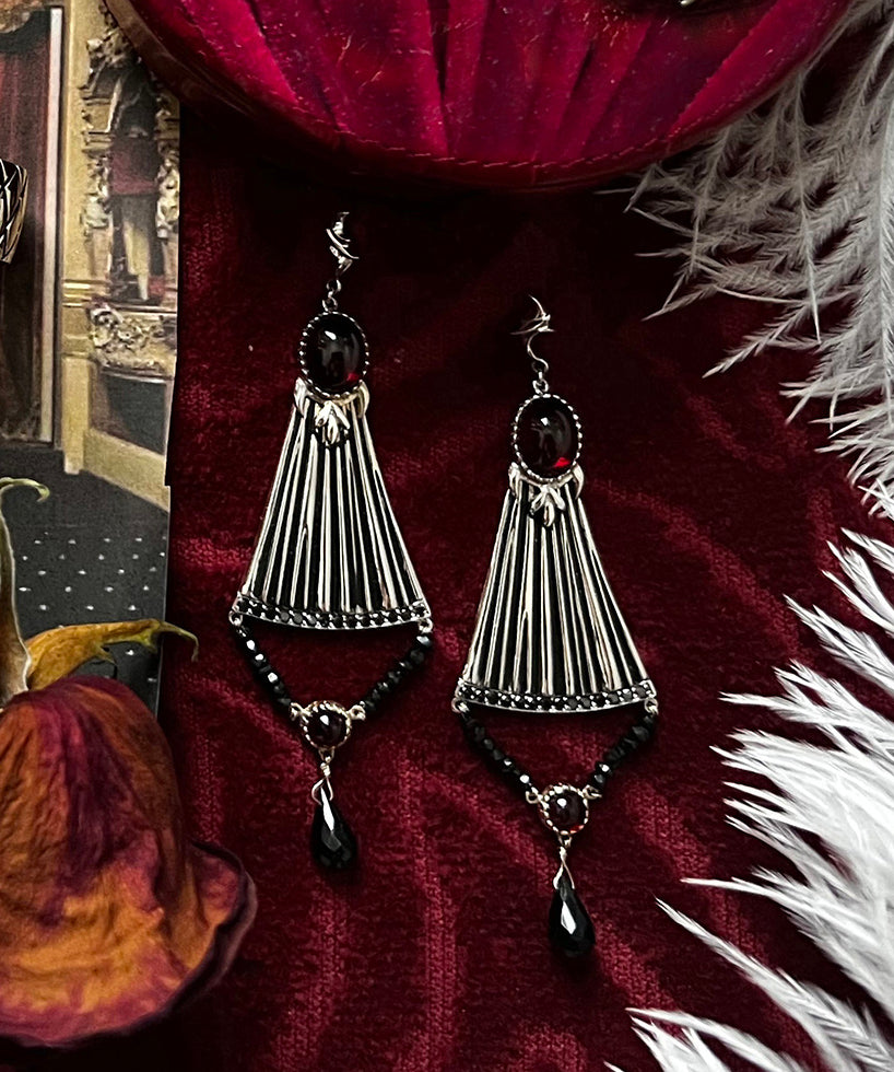 Ooh La La White Earrings