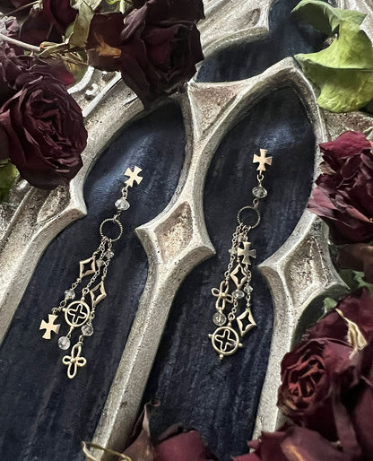Cathedral Crosses Earrings