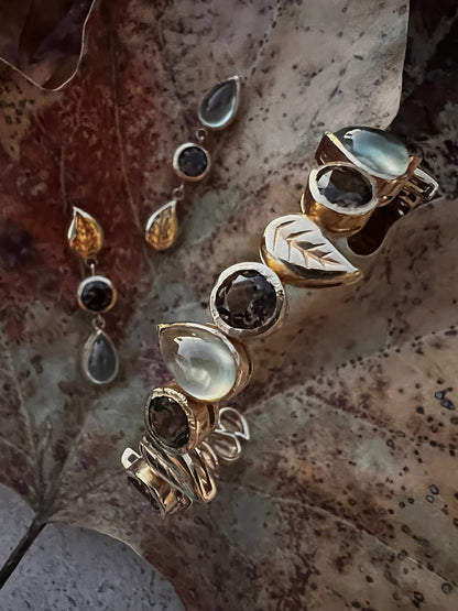 Cycle Of Life Leaf Cuff
