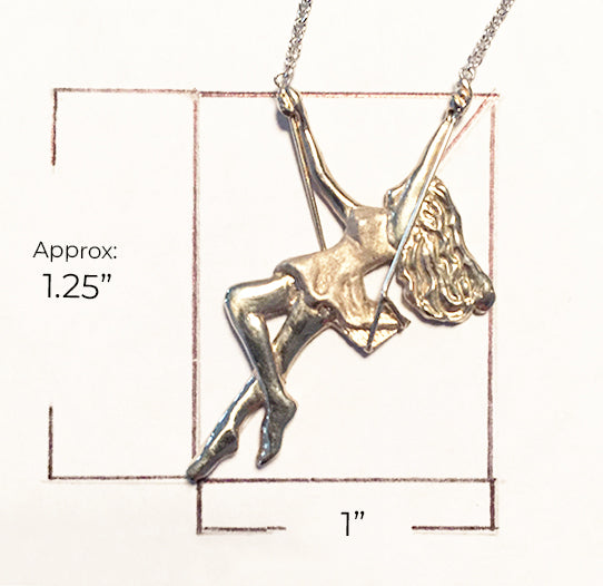 white gold pendant necklace